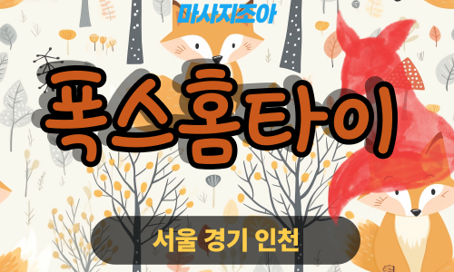 광주 문형동 폭스홈타이 출장 마사지 서비스 이미지