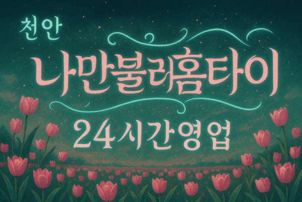 천안 동면 나만불러홈타이 방문 서비스 장면